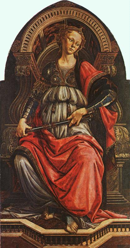 BOTTICELLI, Sandro Fortitude gf oil painting picture